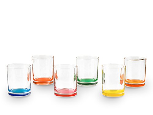 Pasabahce Swing Bicchieri in Vetro, Multicolore, 6 unità