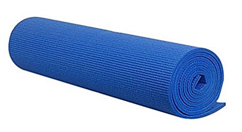 DOBO® Tappeto Tappetino Yoga Addominali Aerobica Palestra Fitness Ginnastica Pilates Antiscivolo (Blu)