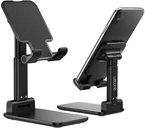 Lecone Supporto per Tablet/Telefono, Supporto per Tablet Pieghevole Pieghevole Supporto per Telefono da scrivania Regolabile Multi-Angolo,Compatibile da 4