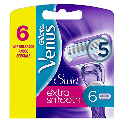 Gillette Venus Swirl - Lamette per rasoio, confezione da 3, 6 Pack Refills