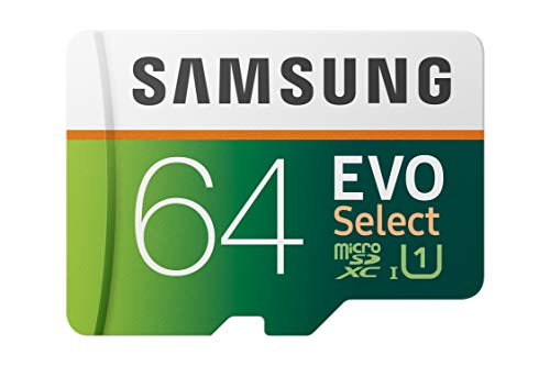 Samsung Memorie MB-ME64HA Evo Select Scheda MicroSD da 64 GB, UHS-I U1, Fino a 100 MB/s, Adattatore SD Incluso