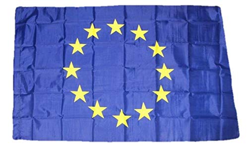 R&F srls Bandiera Europa Comunità Europea Nazionale Tessuto Misura Standard 90 X 150 cm