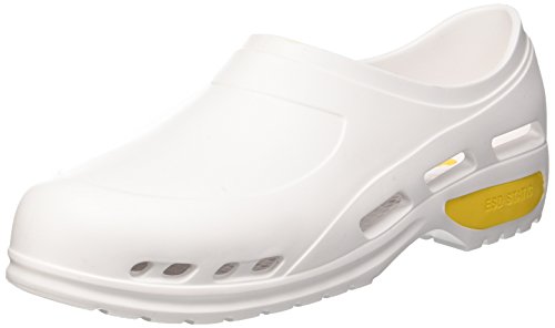 Scarpa professionale ultra leggera, zoccoli sanitari in gomma, mizura 44, colore bianco