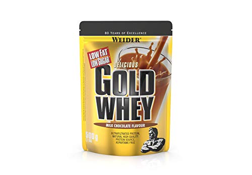 Weider Gold Whey Proteine del Siero di Latte, Sapore Cioccolato - 500 Gr