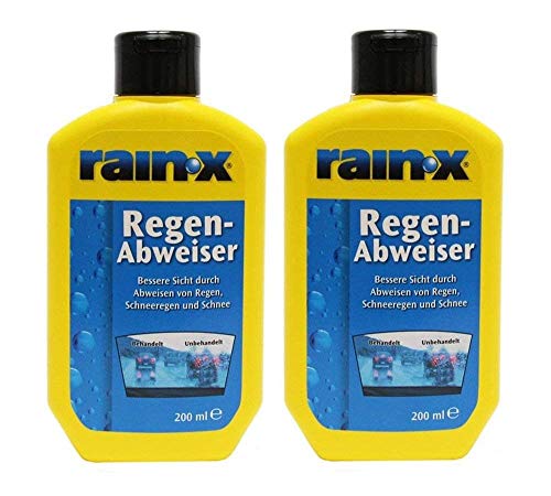 Rain X - Repellente pioggia per cristalli di auto (200 ml, 2 Unità)