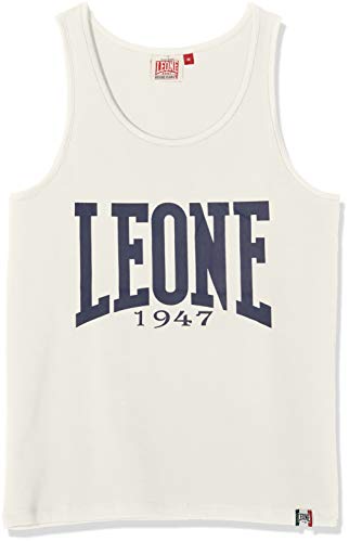 Leone 1947 LSM390, Canotta Uomo, Bianco, L