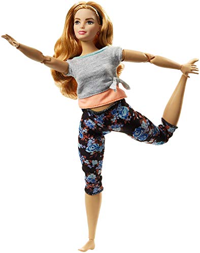 Barbie Bambola Snodata, 22 Punti Snodabili per Infiniti Movimenti, Giocattolo per Bambini 3 + Anni FTG84