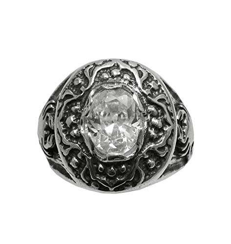 Anello da uomo in Argento 925 con 9x7mm CZ Scorpione