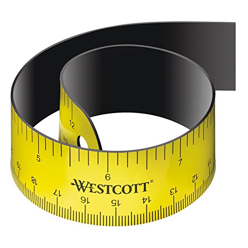 Westcott E-15990 00 Righello flessibile con retro magnetico, 30 cm