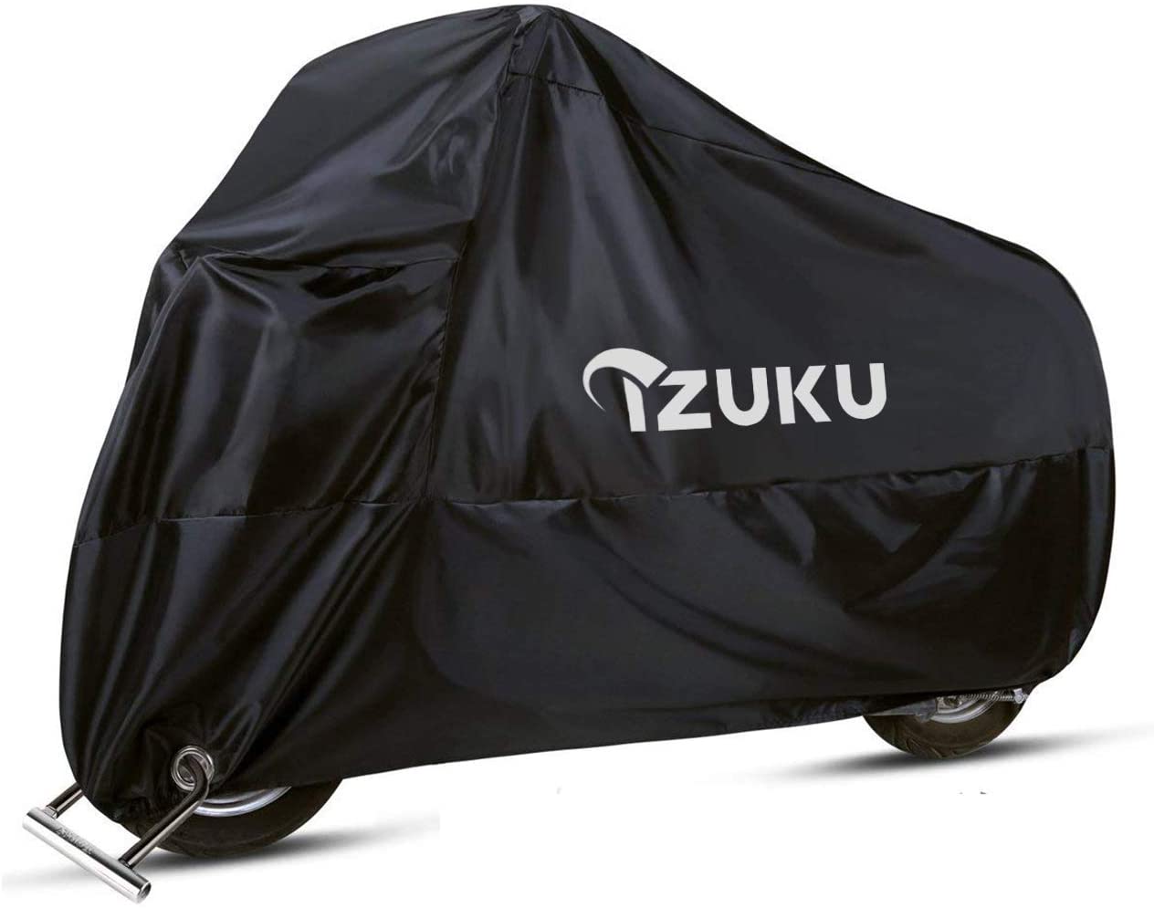 IZUKU Telo Coprimoto Impermeabile Universale，Teli per Moto Motorino Motociletta Anti-UV Antipolveri con 1 Borsa Trasporto 245 * 105 * 125cm,Beverly,Yamaha,Kawasaki,Honda.