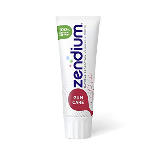 Zendium BioGum Dentifricio 75ml - contiene enzimi antibatterici naturali e proteine - protezione naturale contro le principali cause di problemi gengivali - SLS free, Triclosan free