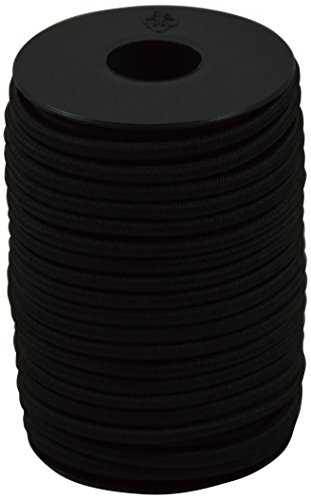 Corderie Italiane 006004059 Corda Elastica, HT 4 mm, 20 m, Nera