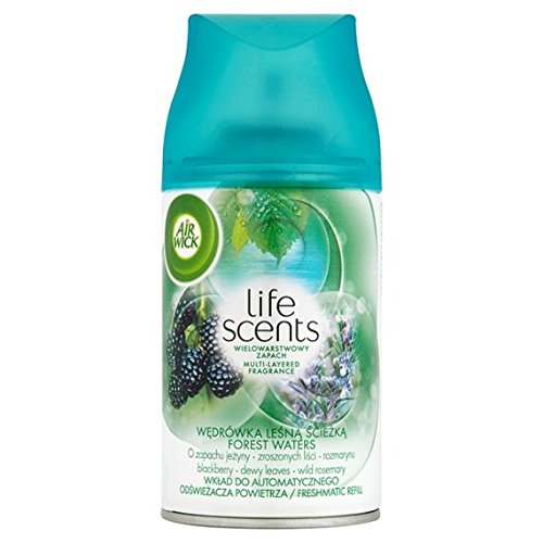 6 x AIR WICK FRESHMATIC ricarica 250ml. LIFE SCENTS - FOREST WATER