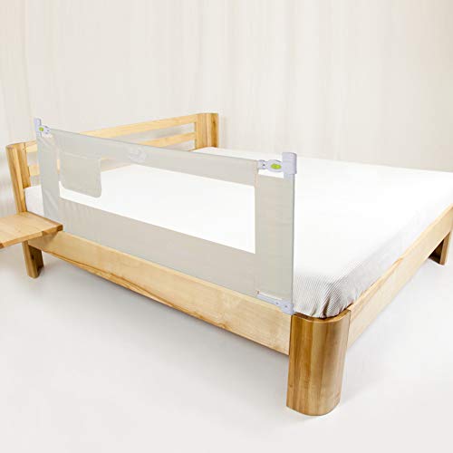 Barriera per letto da bambini,Barriera di sicurezza, Barriera Letto Pieghevole protezione removibile per letto bambino (200 * 68CM)