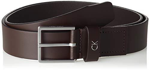 Calvin Klein Formal Belt 3.5cm Cintura, Marrone (Turkish Coffe 201), 10 (Taglia Produttore: 110) Uomo