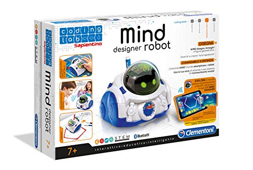 Clementoni 12087 - Mind Designer Robot Educativo Intelligente, 7+ anni
