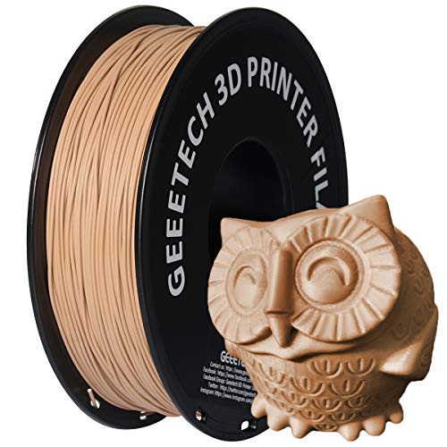 GEEETECH PLA Filamento 1.75mm 1kg Spool per Stampante 3D, Legno