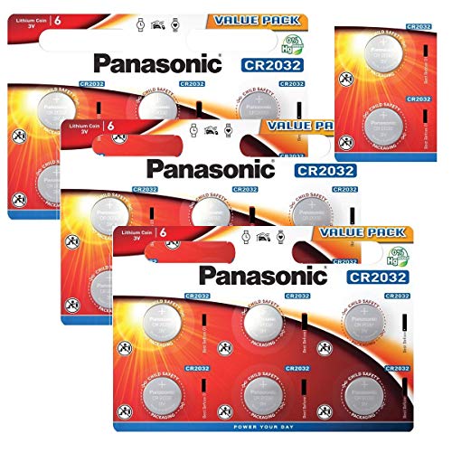 Panasonic LITHIUM 3V BATTERY Ioni di Litio 3V batteria non-ricaricabile, Blister da 20 pezzi