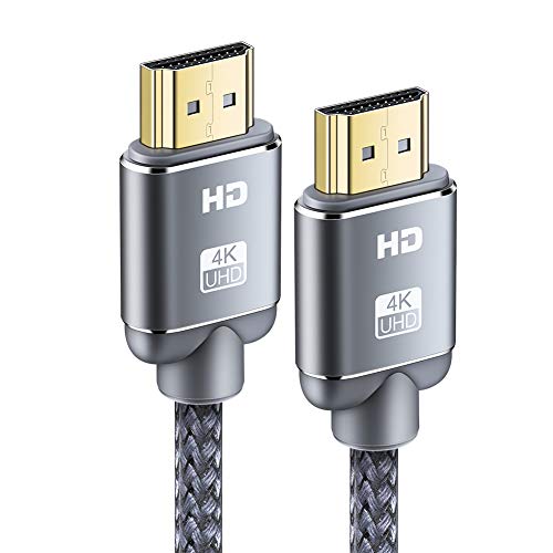 Cavo HDMI 4K 2m, Snowkids Cavi HDMI 2.0 a/b ad alta Velocità con Ethernet, Supporta 4K 60Hz HDR 2.0/1.4a, Video UHD 2160p, Ultra HD 1080p, 3D, compatibile PS3, PS4, TV, Computer e Monitor