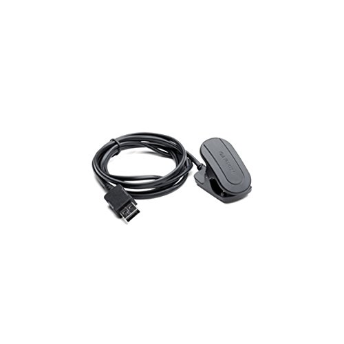 Garmin Clip di Ricarica con Presa USB per Forerunner 405, 405CX, 410, 310XT e 910XT, Nero