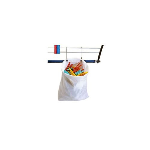 Parodi & Parodi Bucato Porta Mollette Sacchetto Impermeabile, Poliestere, Multicolore, 27 x 30 cm