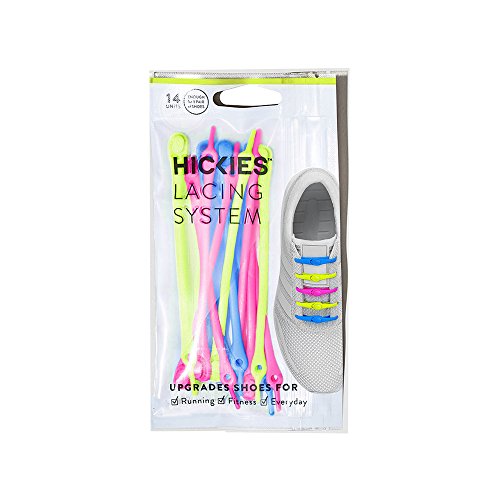 HICKIES Tie Free Laces - Lacci Senza Allacciatura - Neon Multicolore