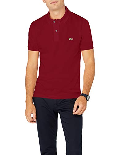 Lacoste PH4012, T-shirt Polo Uomo, Rosso (Bordeaux 476), XX-Large (Taglia Produttore: 7)