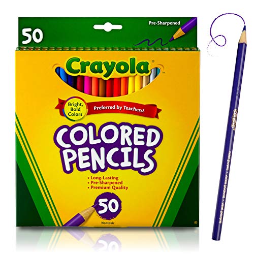 Crayola 50 Coloured pencils pastello colorato 50 pezzo(i) Multicolore