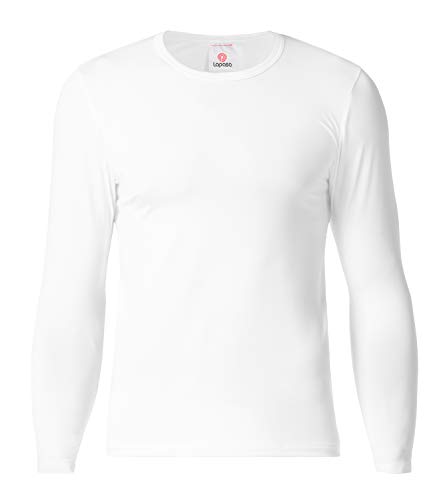 LAPASA Uomo T-Shirt Termica Pacco da 2 o 1 –Ti Tiene al Caldo Senza Stress- Intimo Maniche Lunghe Invernale Lightweight M09