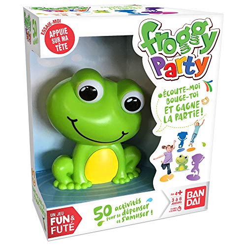 Bandai- Funs & futés-Froggy Party Company, gioco interattivo per la famiglia e i bambini, ZZ06207