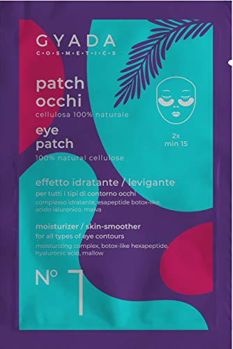 Gyada Cosmetics Patch Occhi N. 1 Idratanti/Leviganti, Certificato Bio, Made in Italy, 5 ml
