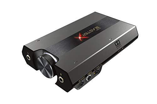 DAC da gioco HD 7.1 e scheda audio USB esterna Sound BlasterX G6 con amplificatore per cuffie Xamp per PS4, Xbox One, Nintendo Switch e PC.