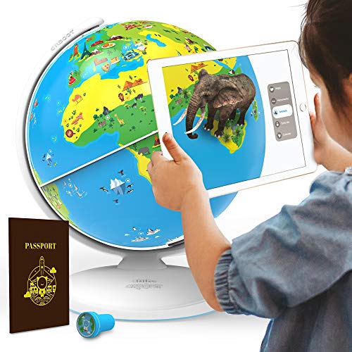 PlayShifu Shifu Orboot: il mondo educativo basato sulla realtà aumentata | Giocattolo STEM per ragazzi e ragazze dai 4 ai 10 anni per bambini (senza confini o nomi sul globo)