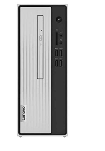 Lenovo IdeaCentre 3 Desktop, AMD Ryzen 5 3500U, 512 GB SSD, RAM 8 GB, Masterizzatore DVD±RW, Keyboard e Mouse USB, Mineral Grey