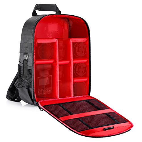 Neewer Professionale Zaino Backpack Impermeabile Antiurto per Fotocamera 31x14x37cm con Tasca Laterale per Treppiedi, per Fotocamere SLR/DSLR/Mirrorless, Flash & Altri Accessori