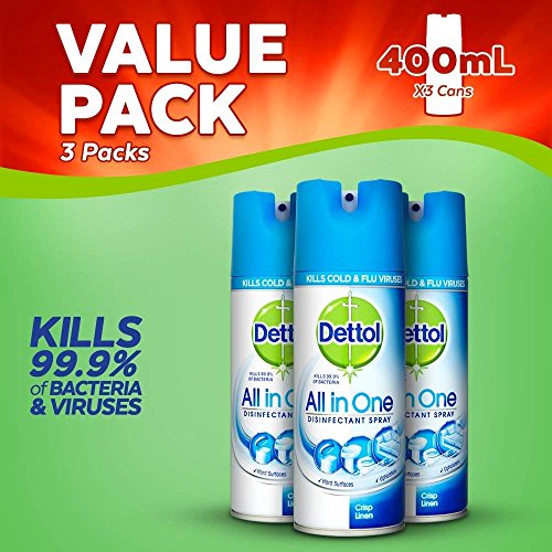 Dettol disinfettante spray mela verde (confezione da 3)