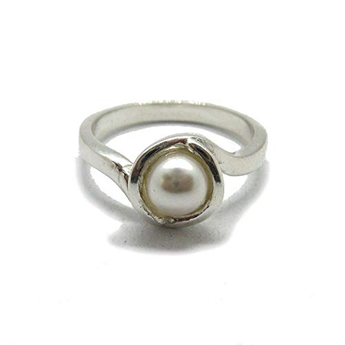 Anello da Donna in Argento 925 con 6mm Perla R001830P