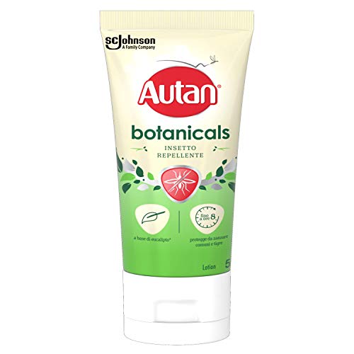 Autan Botanicals Lotion Insetto Repellente e Antizanzare a Base di Olio di Eucalipto, 1 Confezione da 50 ml
