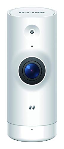 D-Link DCS-8000LHV2 Mini Telecamera Full HD con Intelligenza Artificiale, Wi-Fi, Visualizzazione Grandangolare 120°, 1080p, Bianco