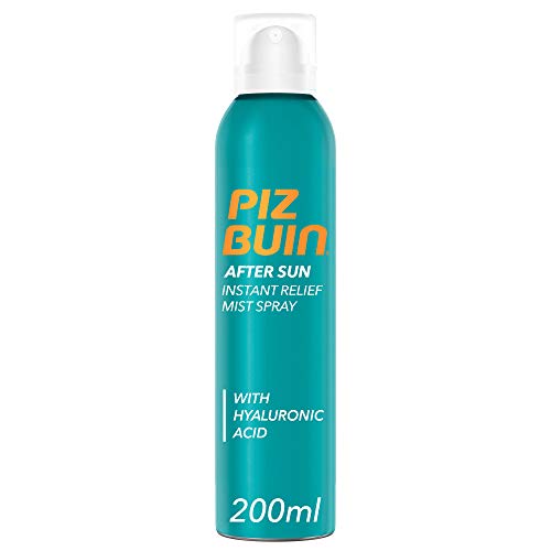 Piz Buin, Spray Doposole Sollievo Immediato, After Sun, Assorbimento Rapido, Rinfresca e Lenisce, 200ml