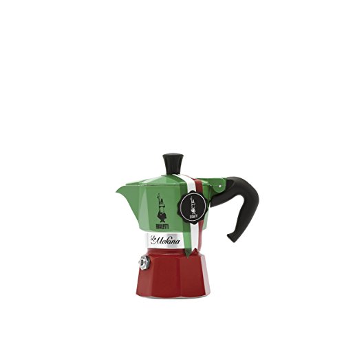 Bialetti 5650 - Caffettiera da caffè, misura unica, colore: Verde/Rosso/Bianco