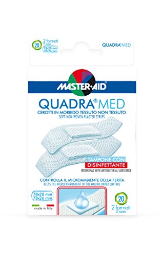 Master Aid Quadra Med Strip, 2 Formati - 1 Prodotto