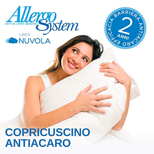 Allergosystem 0155080N Copricuscino Antiacaro Nuvola, 50X80Cm