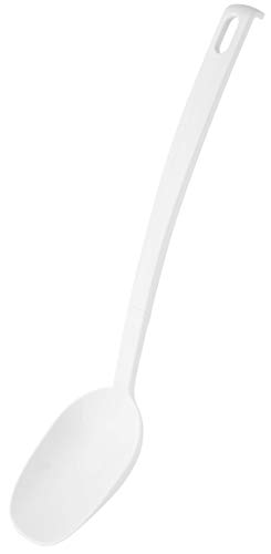 FACKELMANN 24288 - Cucchiaio da portata Blanca, in plastica, per pentole e padelle rivestite, colore: Bianco
