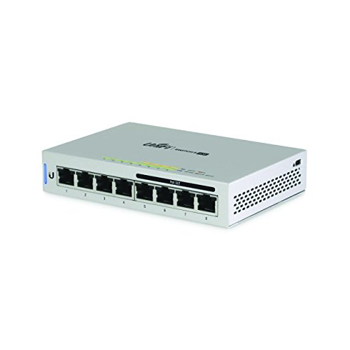 UBIQUITI Networks UniFi Switch 8 Gestito Gigabit Ethernet (10/100/1000) Supporto Power Over Ethernet (Poe) Grigio