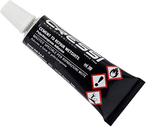 Cressi Special Cement, Colla Neoprenica Unisex Adulto, Black, 30 ml