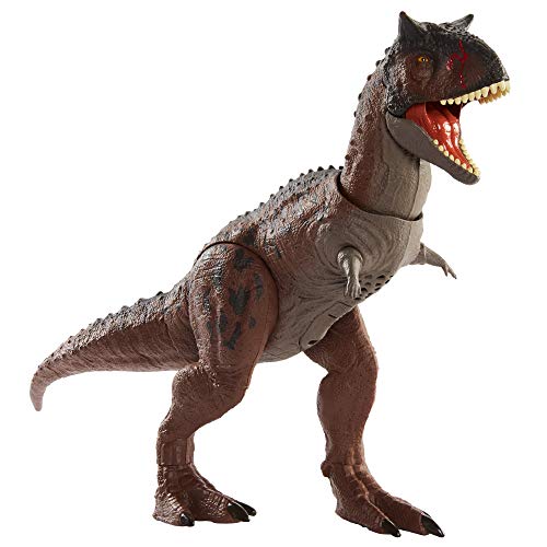 Jurassic World- Dinosauro Carnotauro Toro Controlla e Distruggi Giocattolo per Bambini 4+Anni, GNL07