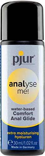 pjur analyse me! Comfort Water Anal Glide - Gel lubrificante a base d’acqua - per sesso anale - adatto ai sex toy (30ml)