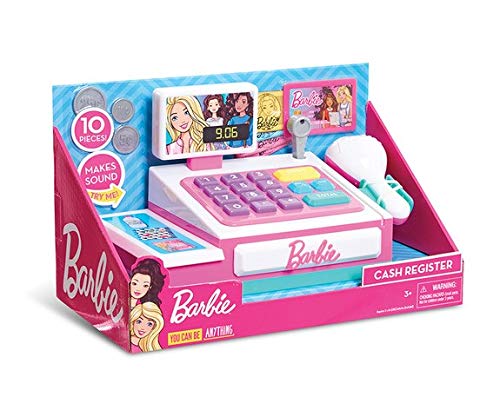 Grandi Giochi - Piccolo Registratore di Cassa Barbie Gioco, BAR36000