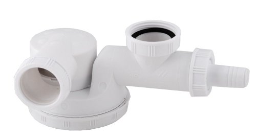 Wirquin 31000006 - Sifone d'evier, 1 vasca, colore: Bianco